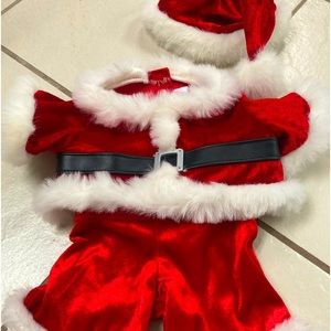 Build A Bear 3 pc Santa